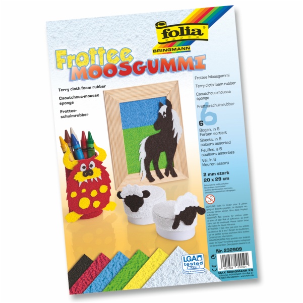 ΑΦΡΩΔΕΣ FOLIA ΠΕΤΣΕΤΕ 20Χ30 2mm ΑΣΟΡΤΙ ΣΕΤ 6τεμ.