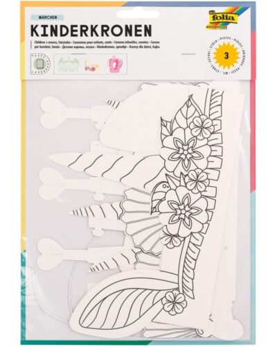 ΧΑΡΤΟΝΙΑ FOLIA ΚΟΡΩΝΕΣ FAIRY TALES ΑΣΟΡΤΙ ΣΕΤ 3τεμ.