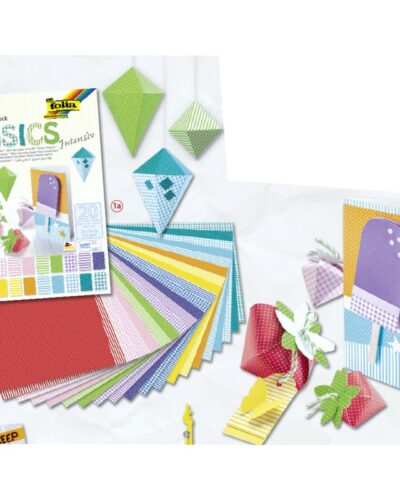 ΧΑΡΤΟΝΙΑ FOLIA MOTIVE BASICS 24χ34 ΑΣΟΡΤΙ 20τεμ. 270gr