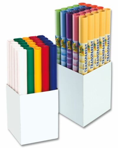 ΧΑΡΤΙΑ FOLIA ΔΙΑΦΑΝΗ 115gr ΡΟΛΛΟ 50,5χ70cm ΑΣΟΡΤΙ (stand 25τεμ.)