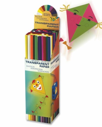 ΧΑΡΤΙ FOLIA ΧΑΡΤΑΕΤΟΥ 42gr ΡΟΛΛΟ 70χ100cm ΑΣΟΡΤΙ (stand 100τεμ.)