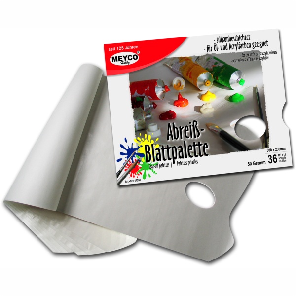 ΠΑΛΕΤΕΣ ΖΩΓΡΑΦΙΚΗΣ MEYCO ΧΑΡΤΙΝΕΣ 23Χ30 (μπλοκ 36 φύλλων)