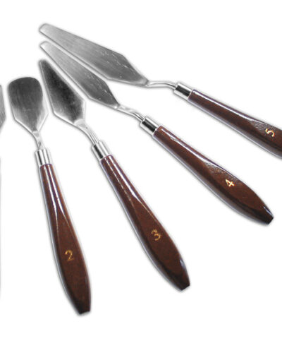 ΣΠΑΤΟΥΛΕΣ ΜΕΤΑΛΛΙΚΕΣ ΖΩΓΡΑΦΙΚΗΣ MEYCO ΣΕΤ 5τεμ.