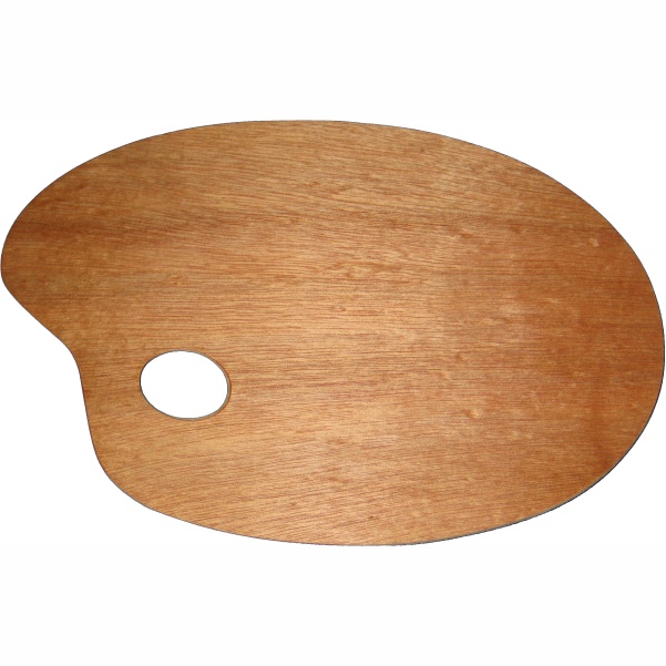 ΠΑΛΕΤΕΣ ΖΩΓΡΑΦΙΚΗΣ MEYCO ΣΤΡΟΓΓΥΛΕΣ ΞΥΛΙΝΕΣ 20Χ30