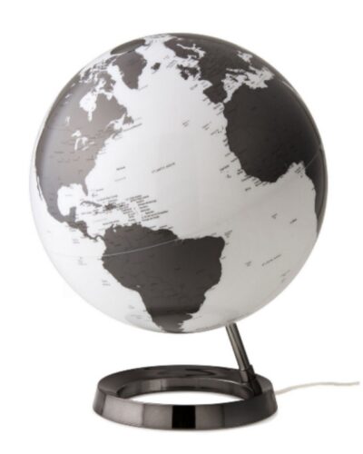 ΥΔΡΟΓΕΙΟΣ ΣΦΑΙΡΑ ATMOSPHERE L & C  METAL CHARCOA Φ30cm