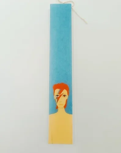 Λαμπάδα με εκτύπωση - Bowie