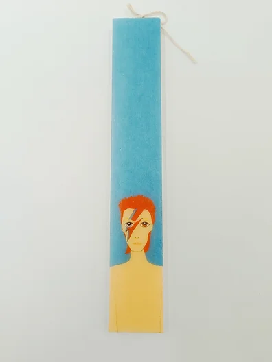 Λαμπάδα με εκτύπωση - Bowie