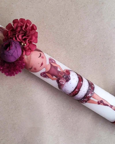 ΛΑΜΠΑΔΑ ΚΟΡΙΤΣΙ ΜΕ ΛΟΥΛΟΥΔΙΑ ΚΟΚΚΙΝΑ