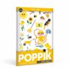Mini Poster Garden | Activity stickers garden and 27 Stickers for children | Poppik