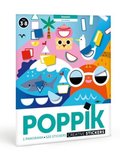 Activity Stickers Kindergarten | Easy from 3 years old | Poppik Stickers