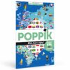 World Flags Poster | Educational Poster 200 stickers | Poppik Stickers