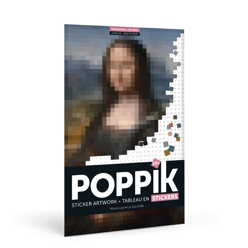 Poster Puzzle Mona Lisa | Creative leisure Adult | Poppik Stickers