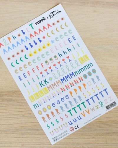 Stickers Letters | Creative stationery Fancy | Poppik Stickers