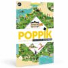 Poster Map of France | Poster and 88 Stickers | Poppik Educational Games