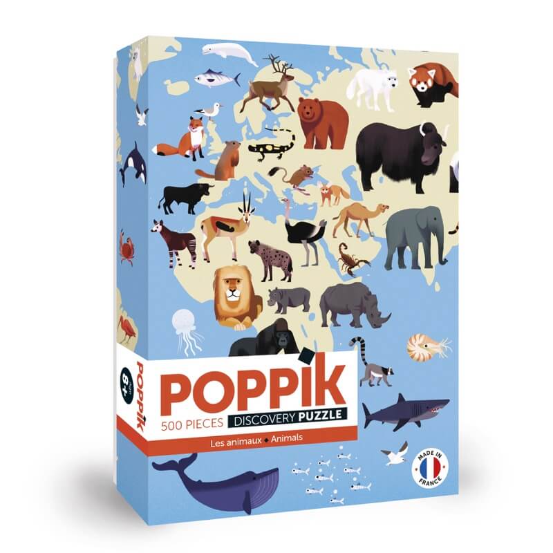 Animal puzzle 500 pieces | Adults and Family | Poppik