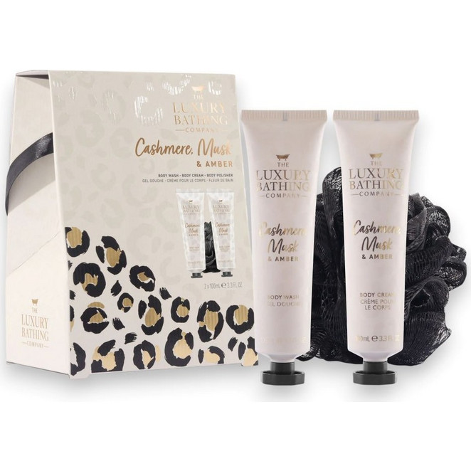 the-luxury-bathing-company-cashmere-musk-amber-body-wash-100ml-plus-body-cream-100ml-plus-sponge the luxury bathing company cashmere musk amber body wash 100ml plus body cream 100ml plus sponge