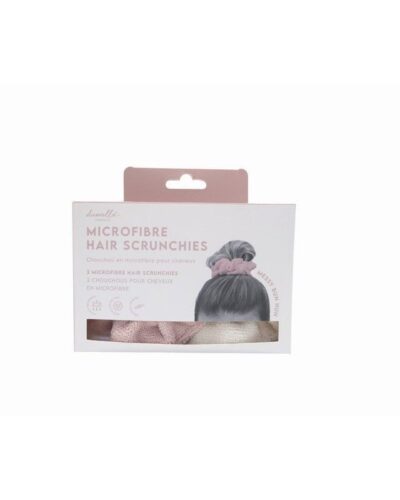 MICROFIBRE HAIR SCRUNCHIES