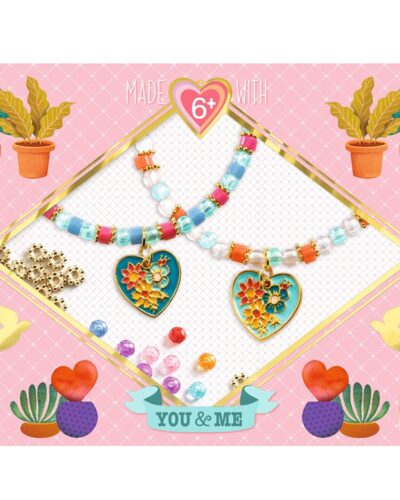 Djeco Κατασκευάζω βραχιόλια με χάντρες Καρδιά