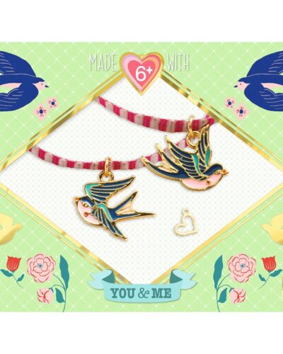 Djeco Κατασκευάζω βραχιόλια με κορδέλα Πουλιά