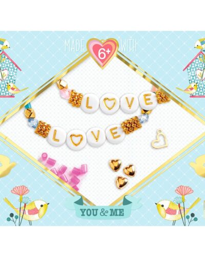 Djeco Κατασκευάζω βραχιόλια με Γράμματα