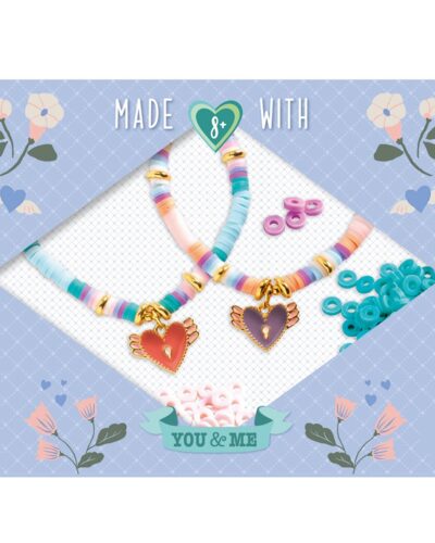 Djeco Κατασκευάζω βραχιόλια Φτερωτές Καρδιές