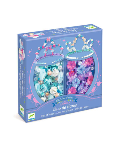 Djeco κατασκευάζω 2 τιάρες με διάφορες χάντρες