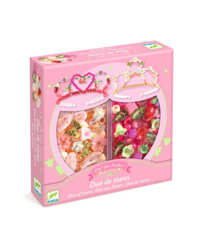 Djeco κατασκευάζω 2 τιάρες με διάφορες χάντρες