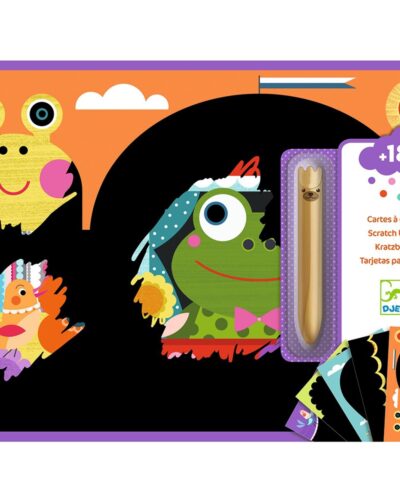 Djeco Ανακαλύπτω ξύνοντας την εικόνα Ανακαλύπτω τα ζωάκια