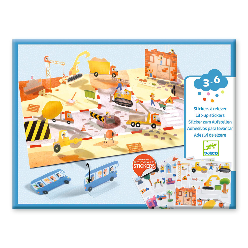 Djeco δημιουργώ 3D εικόνες με αυτοκόλλητα επαναχρησιμοποιούμενα Djeco δημιουργώ 3D εικόνες με αυτοκόλλητα επαναχρησιμοποιούμενα