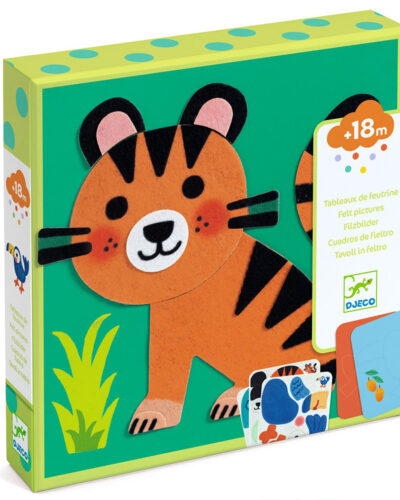 Djeco Κολάζ με αυτοκόλλητα τσόχας