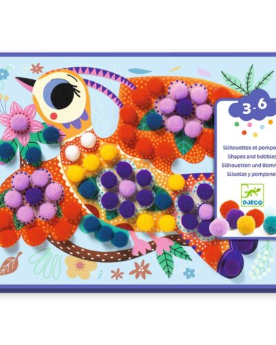 Djeco Κολάζ με πομ πομ