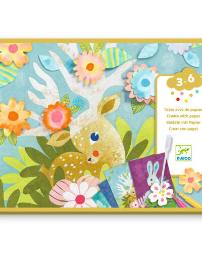 Djeco Ζωγραφική - κολάζ με μαρκαδόρους σε στυπόχαρτο