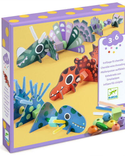 Djeco κατασκευή λεπτής κινητικότητας με κλωστή και χάντρες