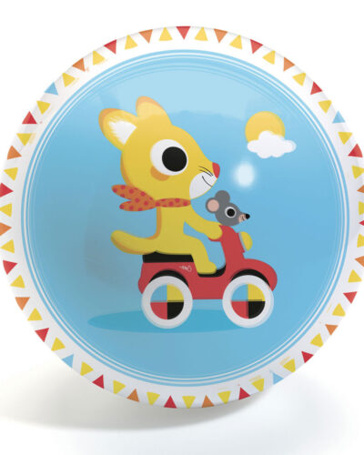 Djeco Μπάλα Ζωάκια αγώνας ταχύτητας 12εκ.