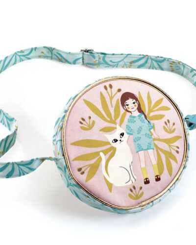 Djeco Τσαντάκι βόλτας Κορίτσι - γατούλα 17.5εκ. διάμετρος.