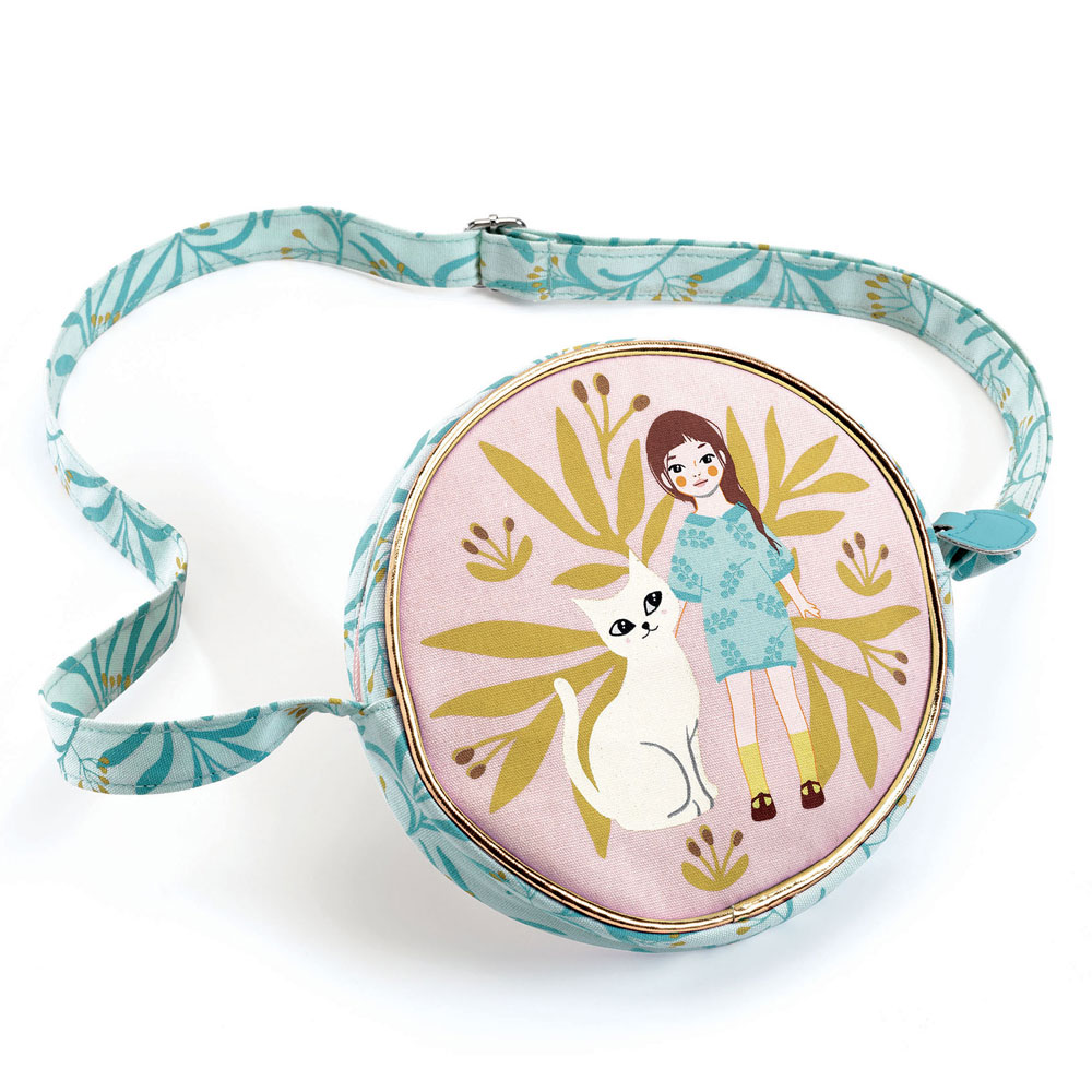 Djeco Τσαντάκι βόλτας Κορίτσι – γατούλα 17.5εκ. διάμετρος.