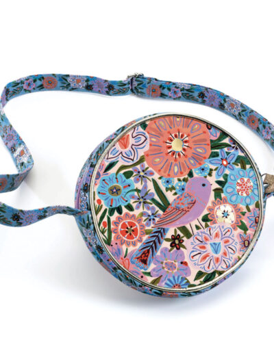 Djeco Τσαντάκι βόλτας Λουλούδια - πουλάκι 17.5εκ. διάμετρος