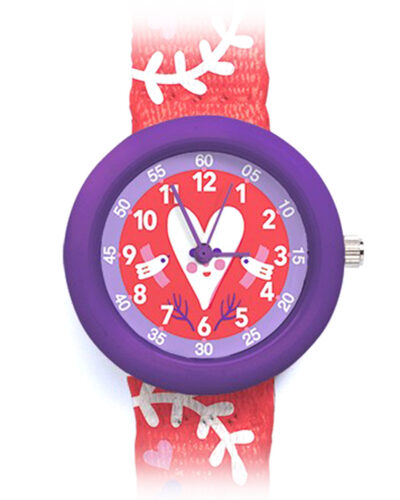 Djeco παιδικό ρολόι χειρός Καρδιά, ανθεκτικό BPA free