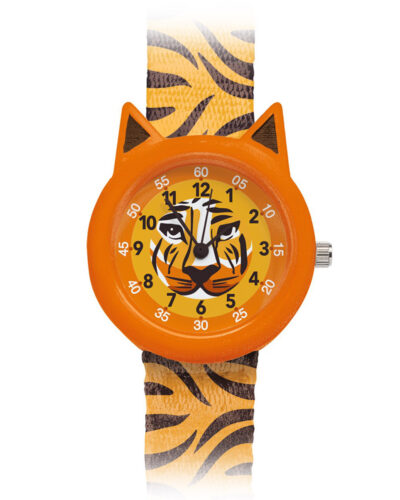 Djeco παιδικό ρολόι χειρός Τίγρης, ανθεκτικό BPA free