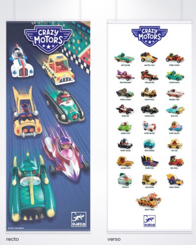 Crazy Motors Poster 40 x 100 cm