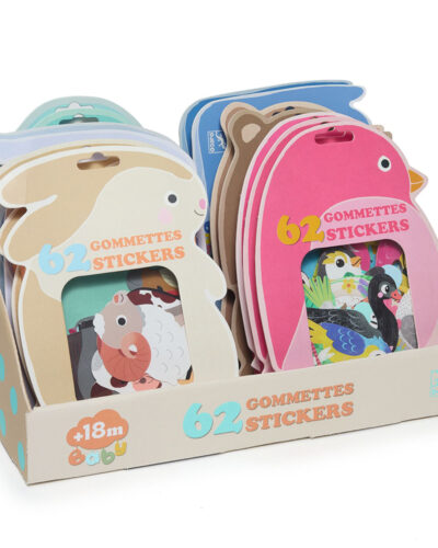 Djeco κενό σταντ προβολής για αυτοκόλλητα +18μηνών 62τμχ. (χωρητικότητα 16τμχ)