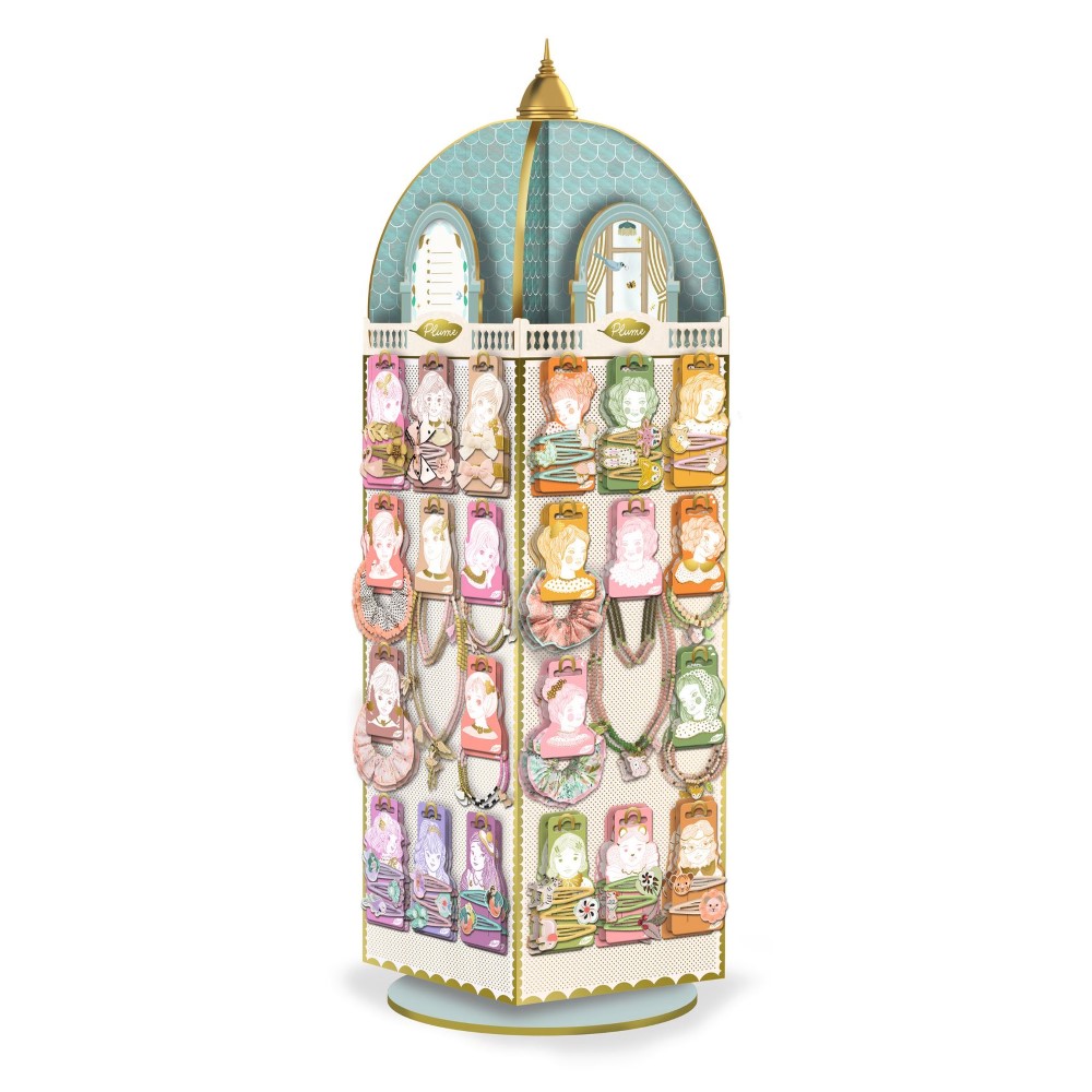 Djeco κενό σταντ μεγάλο για κοσμήματα και αξεσουάρ Plume