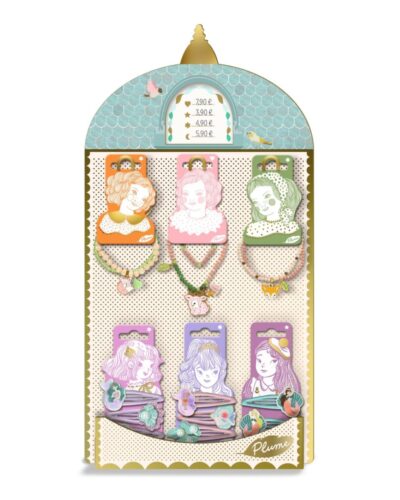 Djeco κενό σταντ μικρό για κοσμήματα και αξεσουάρ Plume