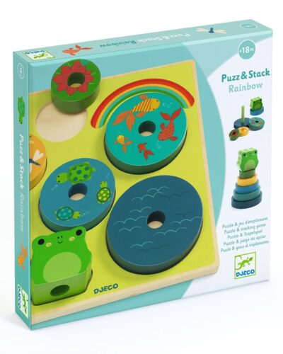 Djeco Ξύλινα σφηνώματα και παιχνίδι ταξινόμησης