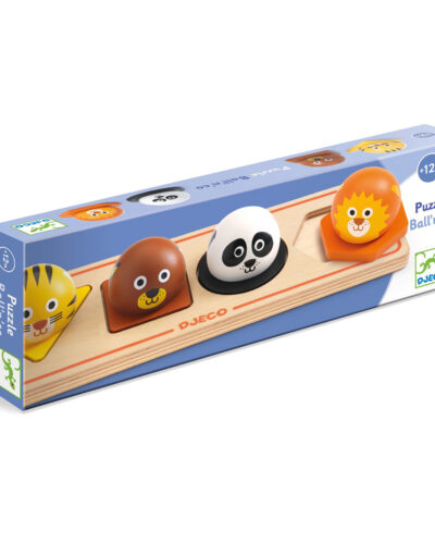 Djeco ξύλινο 3D παζλ - ενσφηνώματα για αναγνώριση σχημάτων