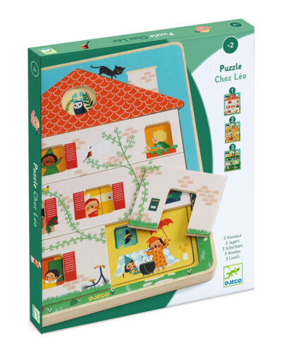 Djeco παζλ ανακάλυψης 3 επίπεδων