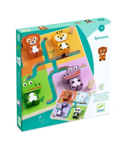 Djeco Ξύλινο ταμπλό δεξιοτήτων με Ζωάκια