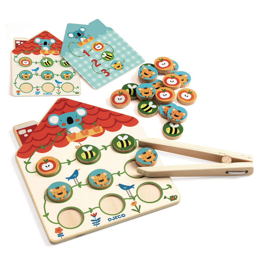 Djeco Εκπαιδευτικό παιχνίδι αρίθμησης Το σπιτάκι