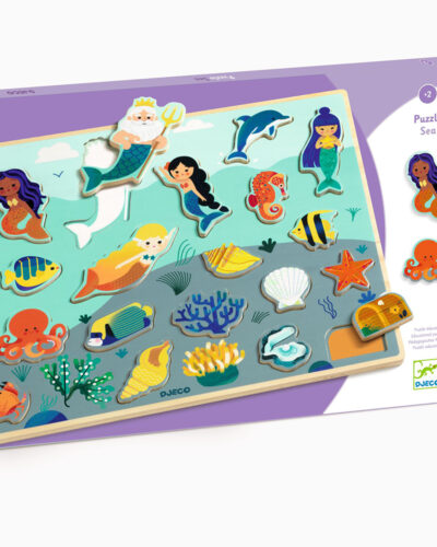 Djeco Ξύλινα σφηνώματα με 22 τεμάχια