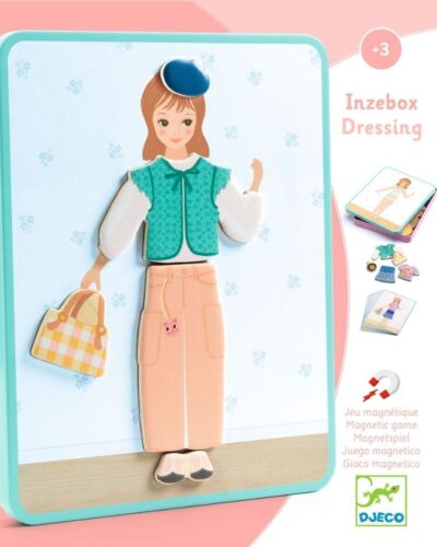 Djeco μαγνητικό παιχνίδι σύνθεσης με ξύλινα μαγνητάκια Μόδα